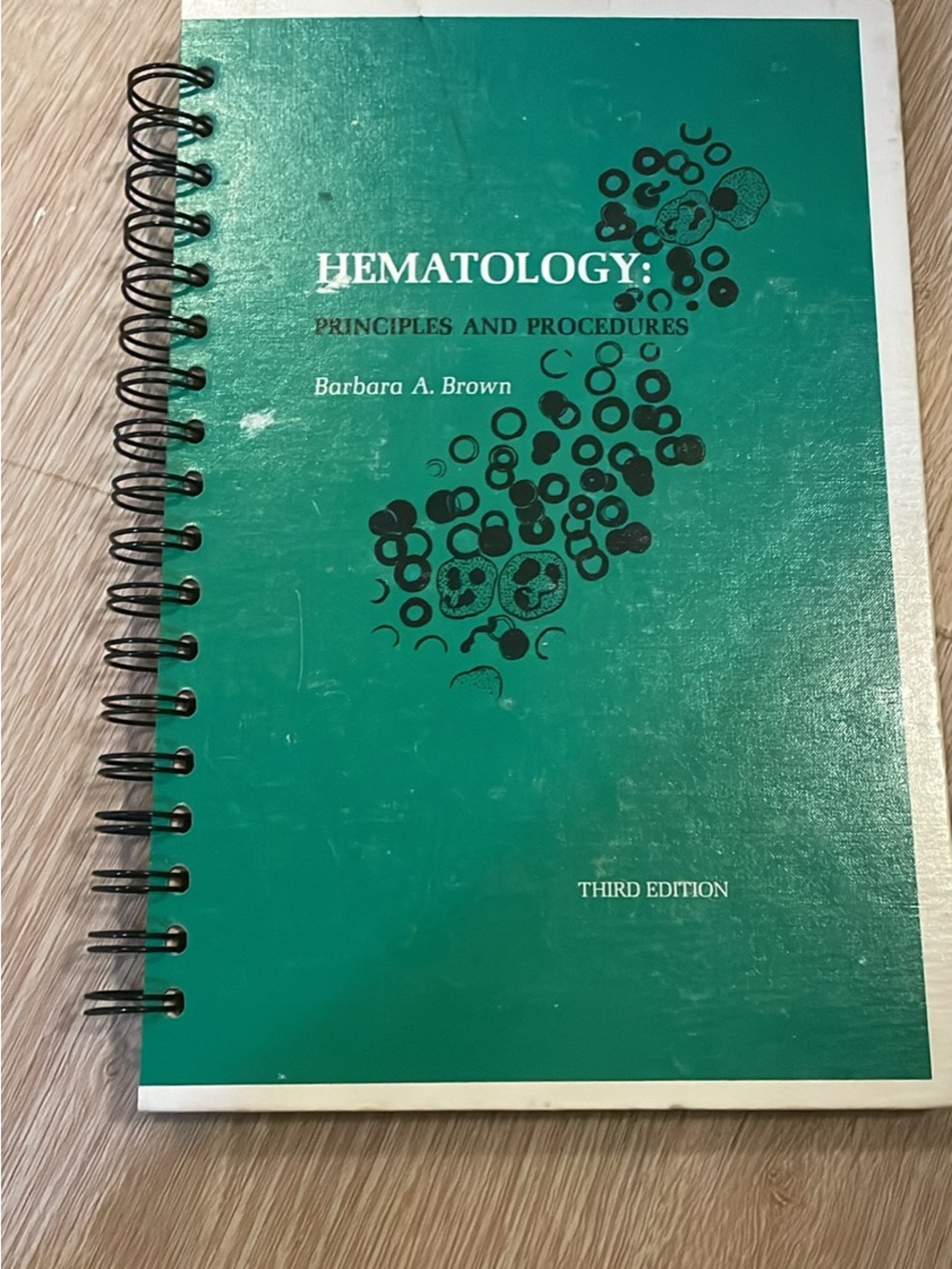 Vintage Hemotology Science Writing Journal